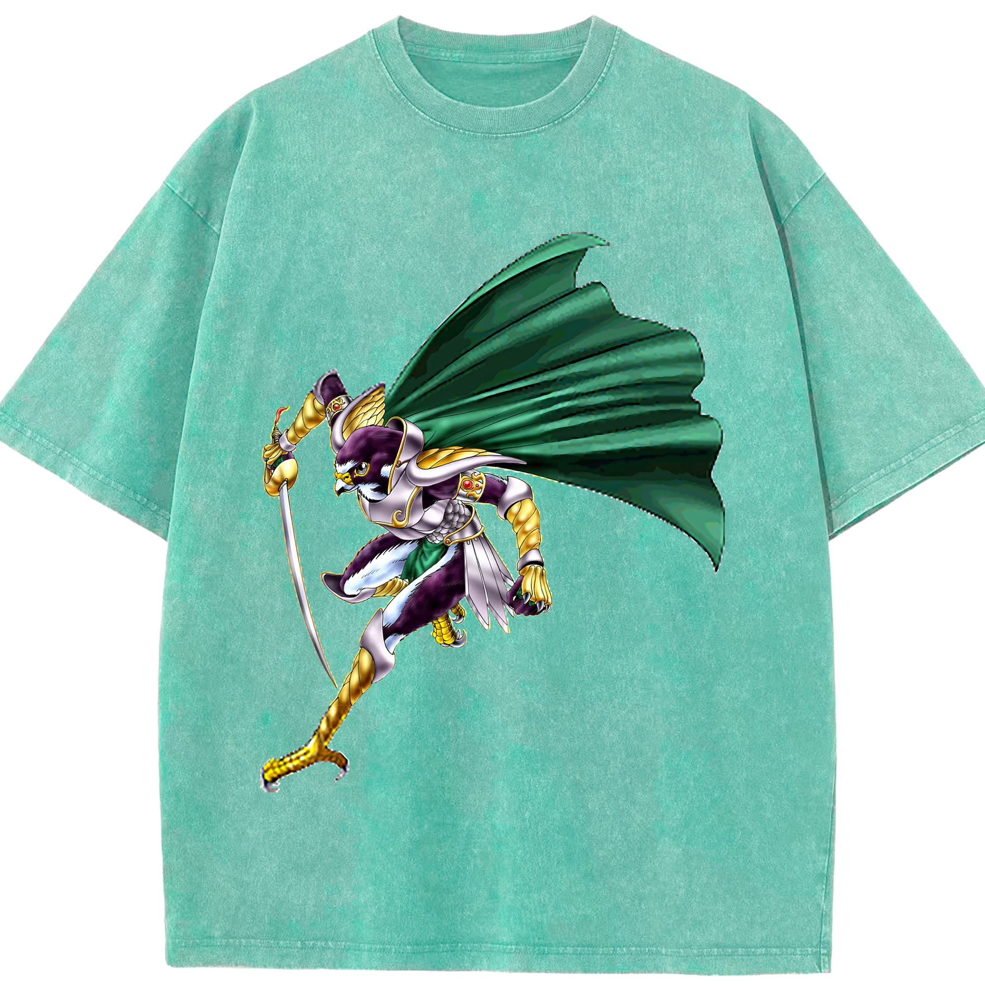 （画像用） 遊☆戯☆王 Yu-Gi-Oh! 綿100% ヴィンテージ風 半袖Tシャツ（フロントプリント）